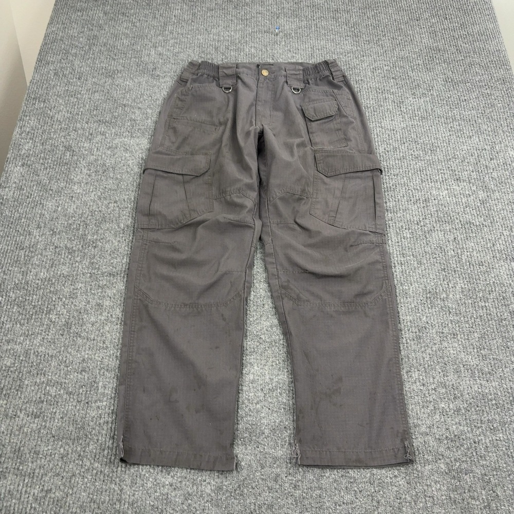 CQR Pants Mens 32Grey Ripstop Tactical Cargo Outdoor Work Gorpcore